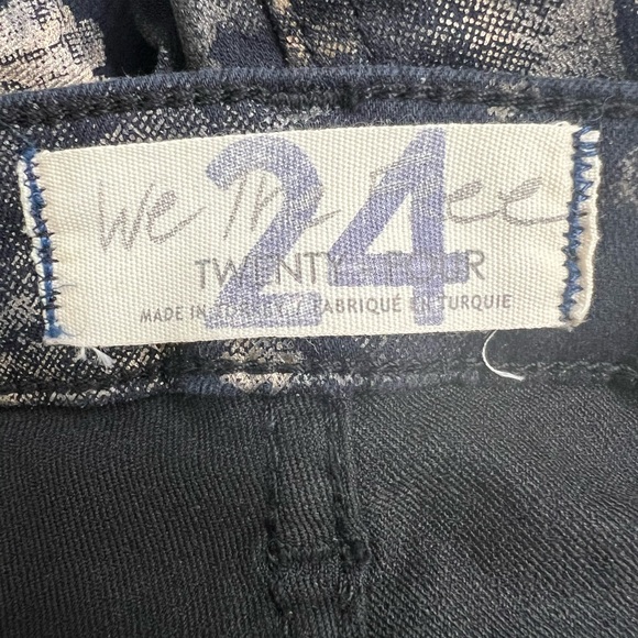 NWOT We The Free Black & Gold Floral Flare Pants - Picture 8 of 10